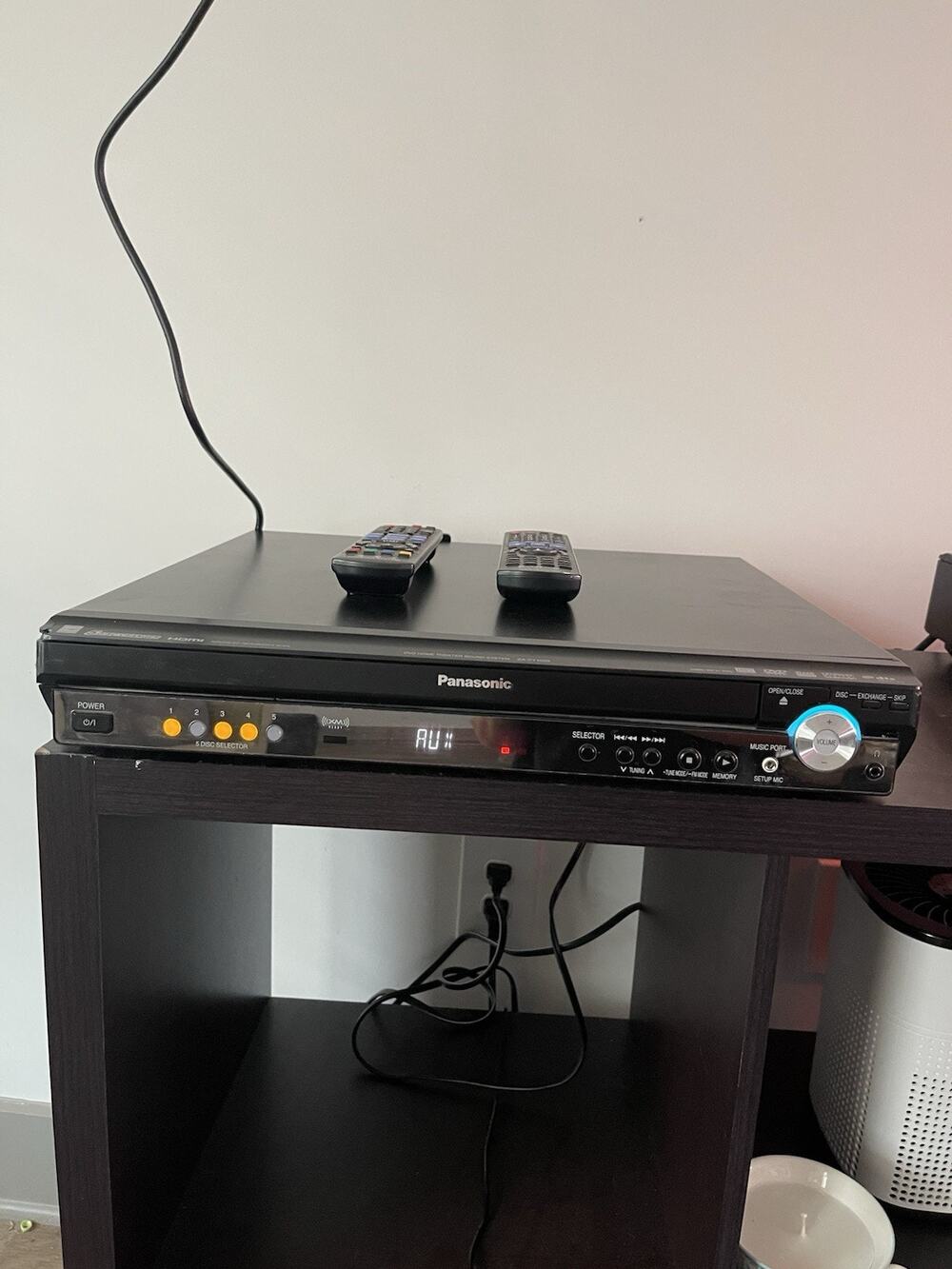 Panasonic SA-PT1050 5-Disc DVD Home Theater Receiver w/ 2 Remotes